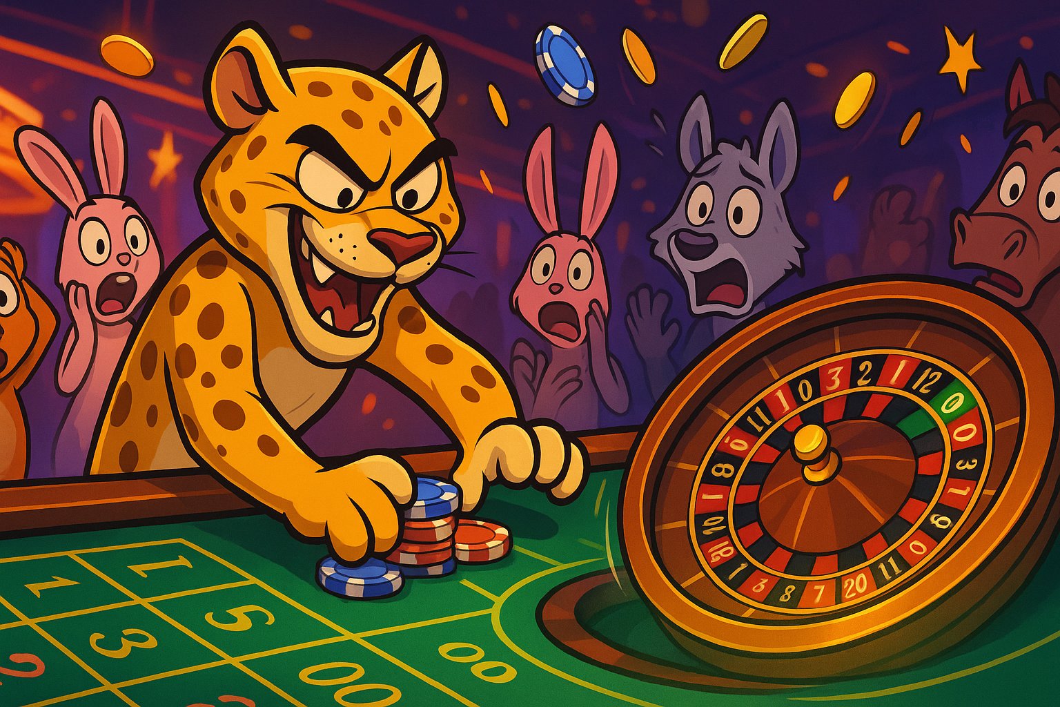 Meja Texas Hold'em Bonus dengan dealer dan kartu komunitas di platform dollar138